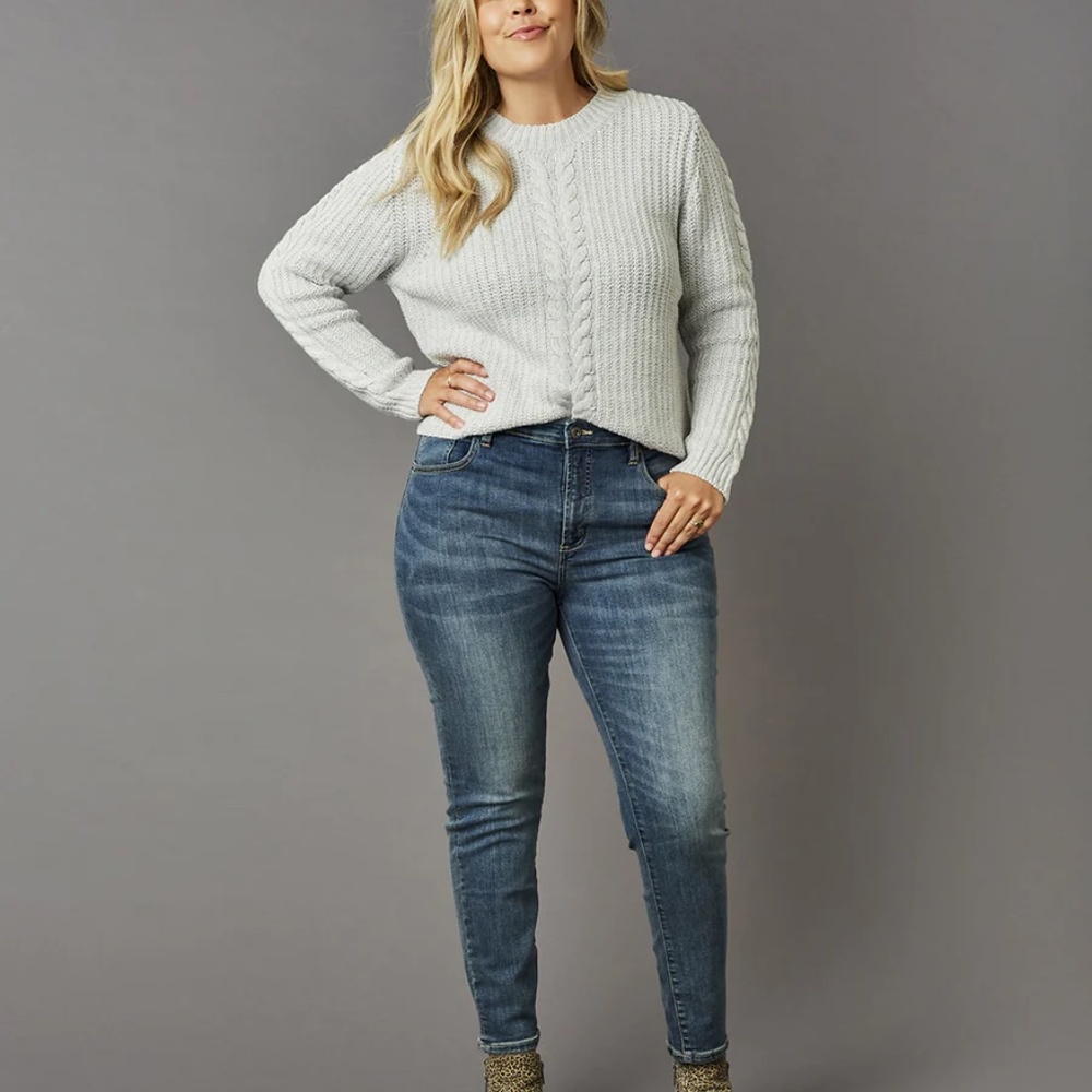 Carve Designs Walsh Sweater - Cloud Heather Size L